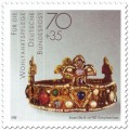 Briefmarke: Krone mit Edelsteinen (von Otto III, vor 963)