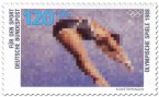 Wasserspringen Briefmarke (zu Olympia 1988)