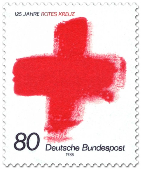 Briefmarke: 125 Jahre Internationales Rotes Kreuz