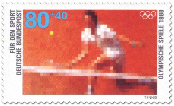 Briefmarke: Tennis (für den Sport)