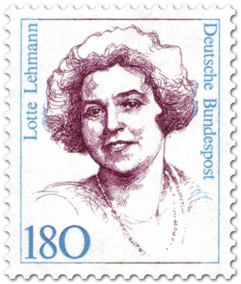 Briefmarke: Lotte Lehmann (Opernsängerin)