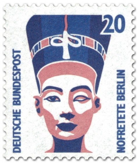 Briefmarke: Nofretete Büste (20)