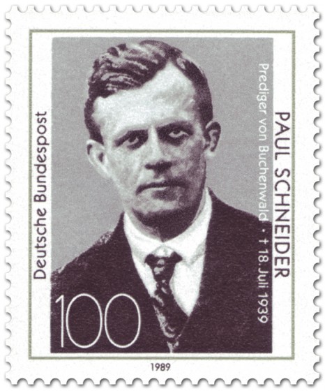 Briefmarke: Paul Schneider (Pfarrer)
