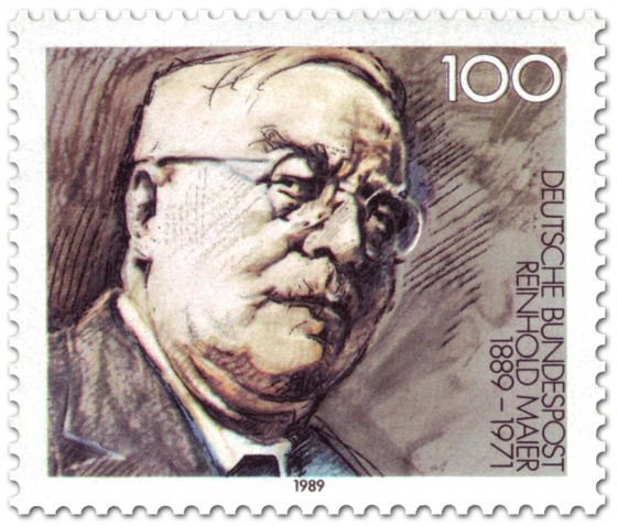 Briefmarke: Reinhold Maier Politiker