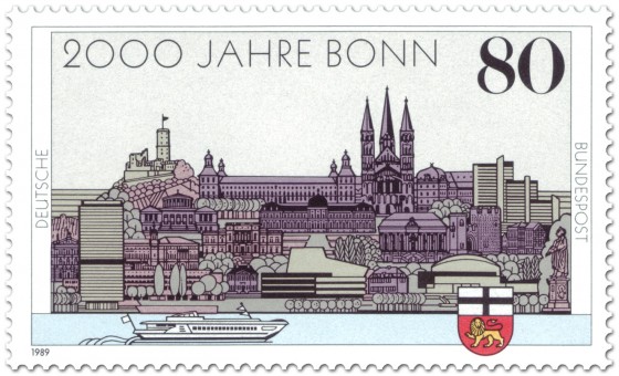 Briefmarke: 2000 Jahre Bonn (Sehenswürdigkeiten)