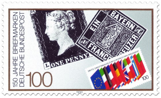 Briefmarke: 150 Jahre Briefmarken