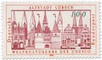 Briefmarke: Altstadt Lübeck Weltkulturerbe