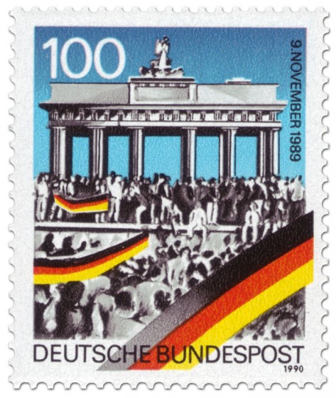 Briefmarke: Brandenburger Tor (Mauerfall)