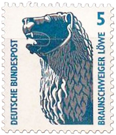 Briefmarke: Braunschweiger Löwe