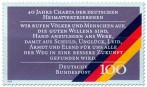 Briefmarke: Charta der deutschen Heimatvertriebenen