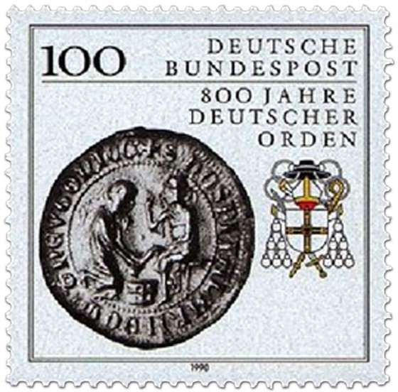 Briefmarke: 800 Jahre Deutscher Orden (Siegel)