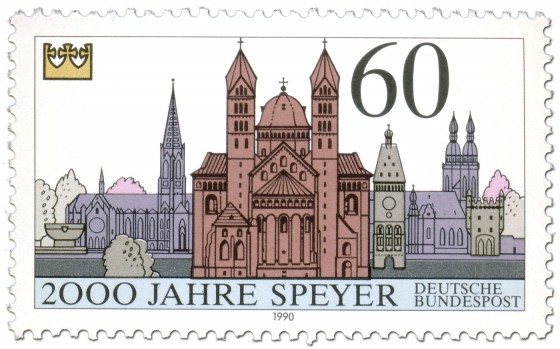 Briefmarke: 2000 Jahre Speyer (Dom und Sehenswürdigkeiten)