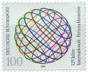 Briefmarke: Int. Fernmeldeunion, Weltkugel