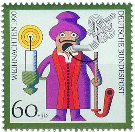 Briefmarke: Räuchermännchen (Kunsthandwerk)