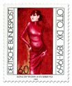 Briefmarke: Anita Berber - Gemälde von Otto Dix