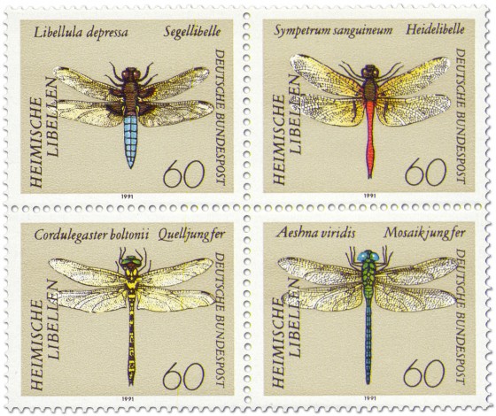 Briefmarke: Briefmarken Libellen