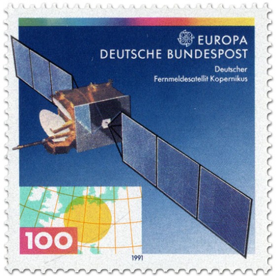 Briefmarke: Esa Fernmeldesatellit Kopernikus