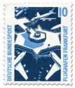 Briefmarke: Flughafen Frankfurt/Main