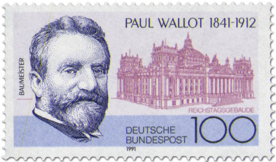 Briefmarke: Paul Wallot (Baumeister)