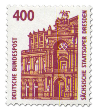 Briefmarke: Sächsische Staatsoper Dresden (Semperoper)