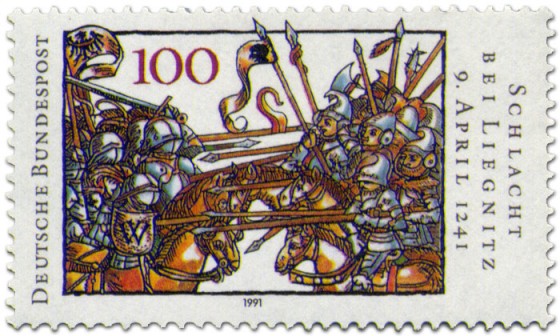 Briefmarke: 750. Jahrestag der Schlacht bei Liegnitz