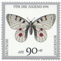 Briefmarke: Schmetterling Alpen Apollo