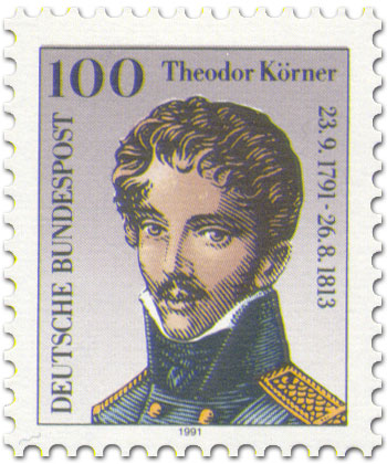 Briefmarke: Theodor Körner Portrait