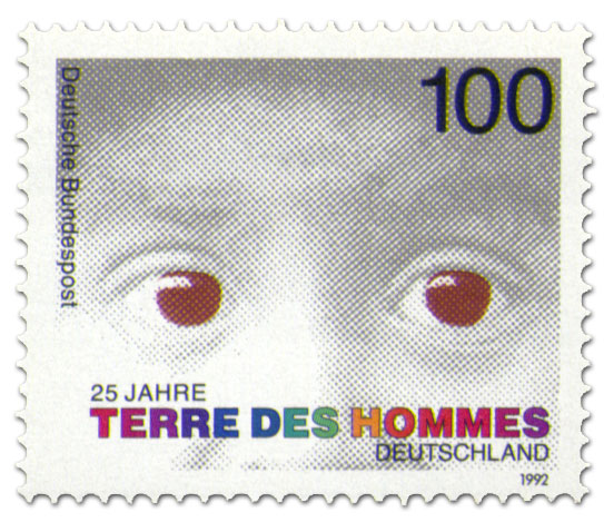 Briefmarke: 25 Jahre Terre des Hommes