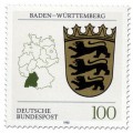 Briefmarke: Wappen Baden-Württemberg