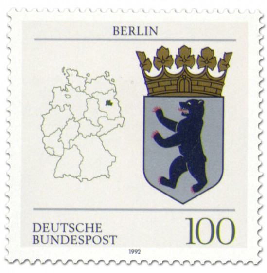 Briefmarke: Wappen Berlin