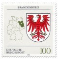 Briefmarke: Wappen Brandenburg