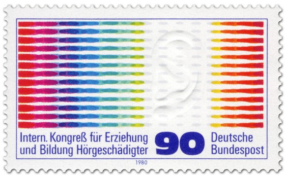 Briefmarke: Internationaler Kongreß für Erziehung und Bildung Hörgeschädigter