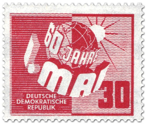 Briefmarke: 60 Jahre 1. Mai