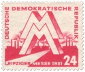 Briefmarke: Briefmarke DDR: Leipziger Messe 1951