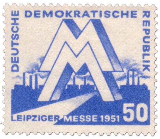 Briefmarke: DDR - Briefmarke: Leipziger Messe 1951