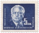 Briefmarke: 5 DM Wilhelm Pieck (Politiker)