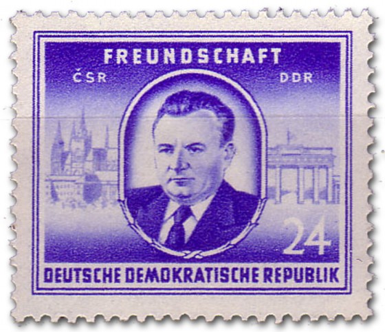 Briefmarke: Clement Gottwald (Politiker CSR)