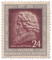 Briefmarke: Ludwig van Beethoven im Profil